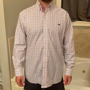 Southern marsh, plaid, long sleeve shirt